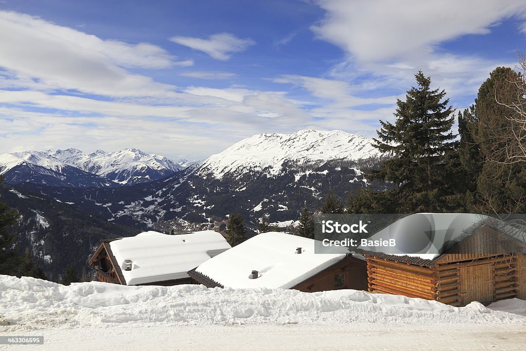 Schnee-Berge in Österreich - Lizenzfrei Alpen Stock-Foto