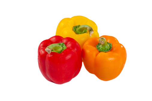Multi colored peppers