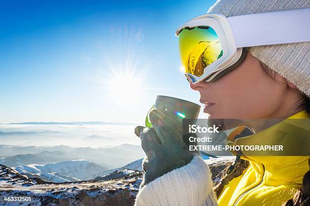 Tea Time Stock Photo - Download Image Now - Athlete, Clear Sky, Cold Temperature