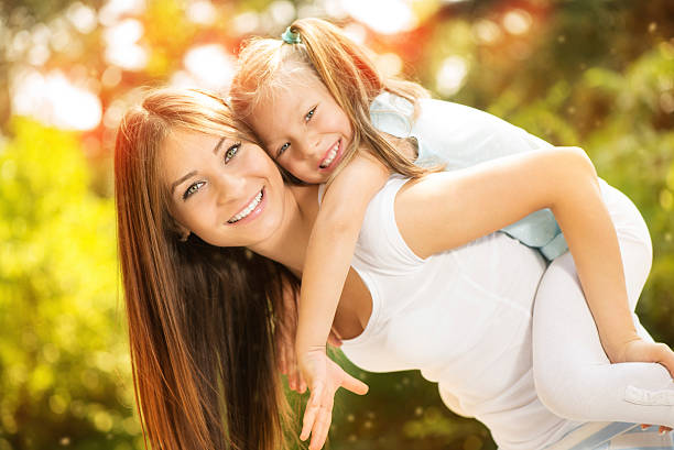 istock Mother and daughter in the nature 463312761