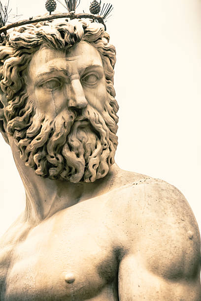 해왕성 황후상, guccio 가 이탈리아 - neptune naked statue art 뉴스 사진 이미지