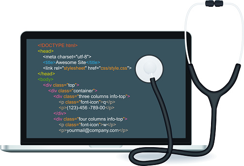 Checking Web Code Stock Illustration - Download Image Now - Clip Art ...