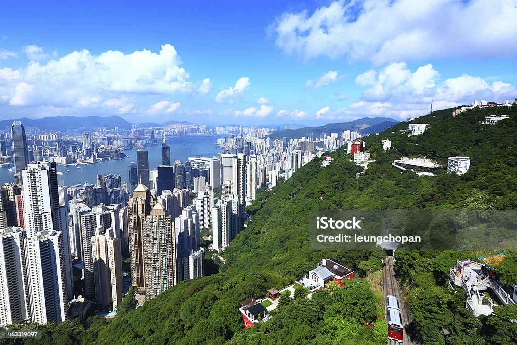 The Peak in Hong Kong Apartment Stock Photo