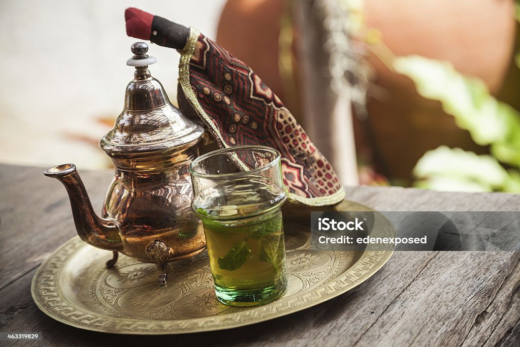 Thé à la menthe marocain - Photo de Maroc libre de droits