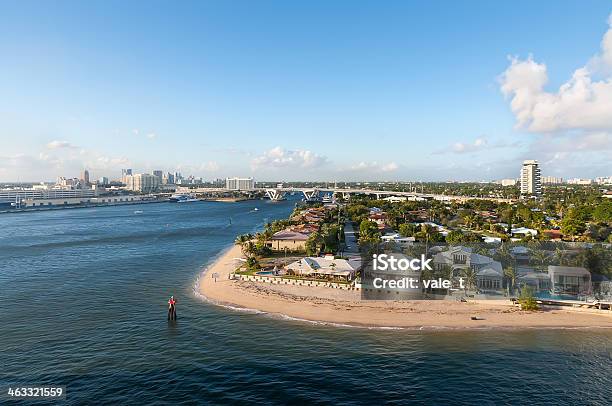 Fort Lauderdale Intracoastal Stock Photo - Download Image Now - Aerial View, Apartment, Beach