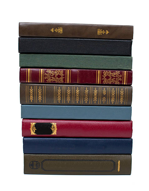istock Stack of books isolated on the white background 463322937