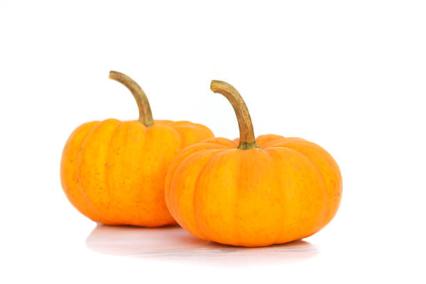 istock Fresh orange pumpkin isolated on white background 463323605