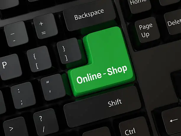 Keyboard with a word online-shop