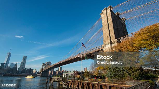 Foto de Ponte Do Brooklyn Manhattan Nova York Eua e mais fotos de stock de Parque da Ponte de Brooklyn - Parque da Ponte de Brooklyn, Arranha-céu, As Américas