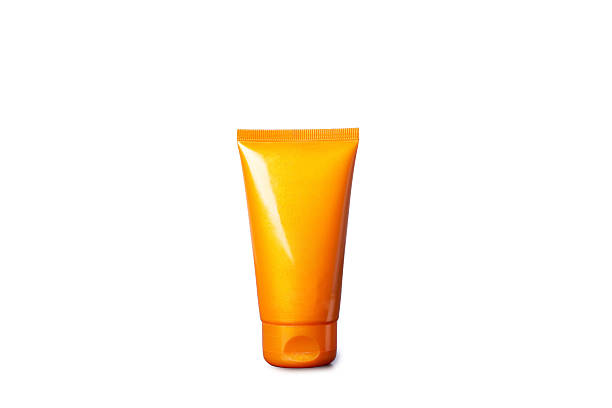 istock Tubes with sunbathing cream and cream-mask 463354217