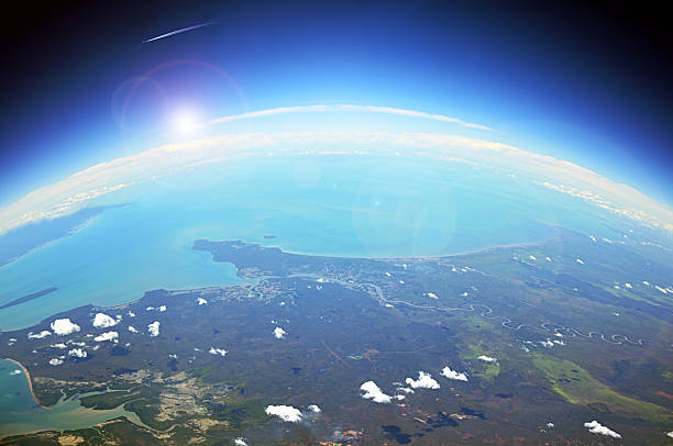 istock Aerial view of the earth 463358307