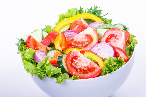 istock Fresh Vegetable salad. Useful vitamin food. 463359997