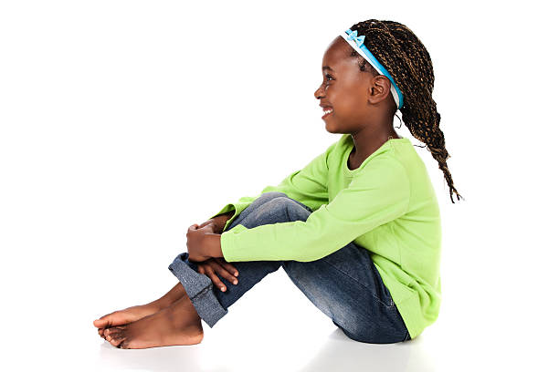 istock Cute african girl 463360021
