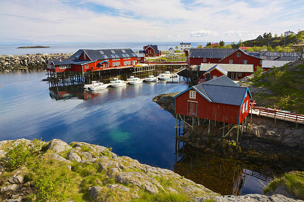 istock Fishing village in Norway 463360949