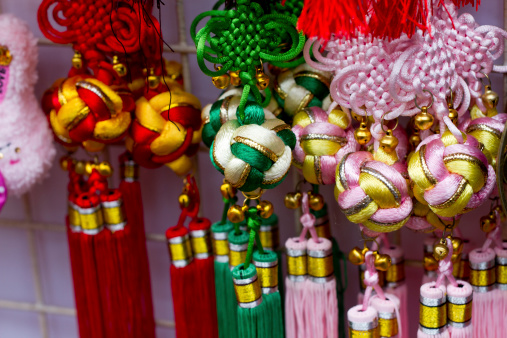 Chinese new year decoration that can buy from Chinatown in Singapore.