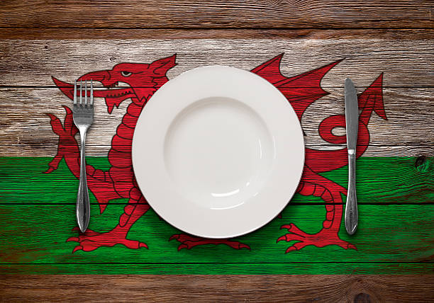 la cocina galesa - welsh flag fotografías e imágenes de stock