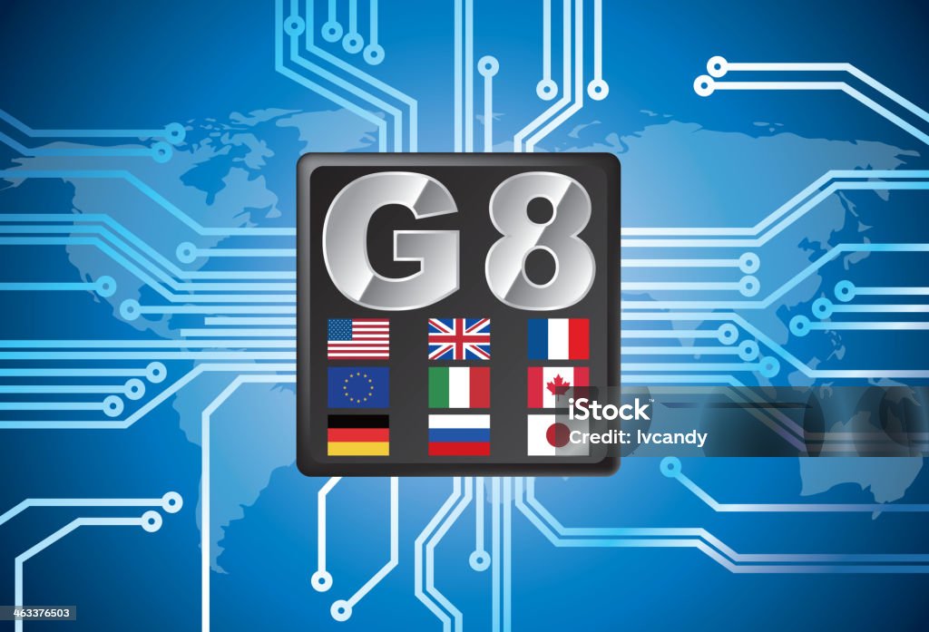 G 8 - G8のロイヤリティフリーベクトルアート