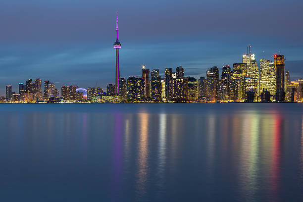 istock Toronto Skyline at Sunset Christmas Season 2012 463377427