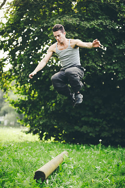 istock young fit male doing  workout outdoor 463383965