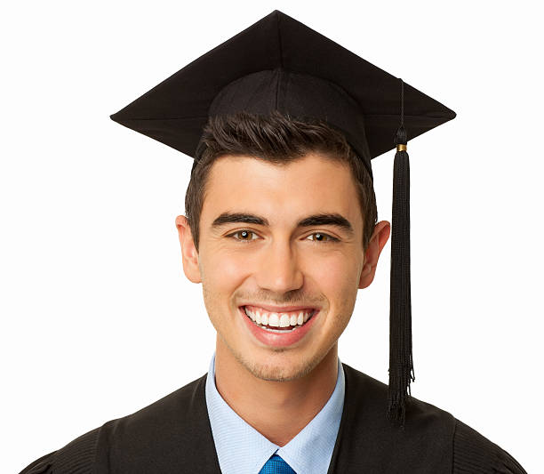 istock Happy Male Graduate Student - Isolated 463384275