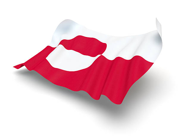 istock Hovering Flag of Greenland (Clipping Path) 463384715