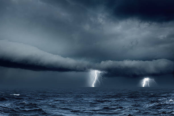 istock Stormy weather in sea 463386895