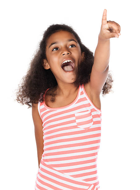 istock Cute african girl 463387403