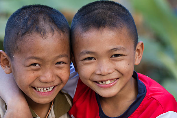 istock Two little friends hugging each other 463391853