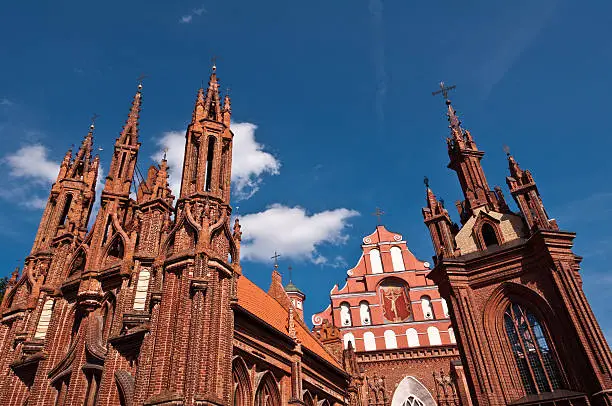 Photo of Beautiful Gothic Style St. Anne Church in Vilnius