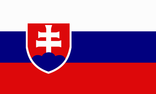 Slovakia flag waving