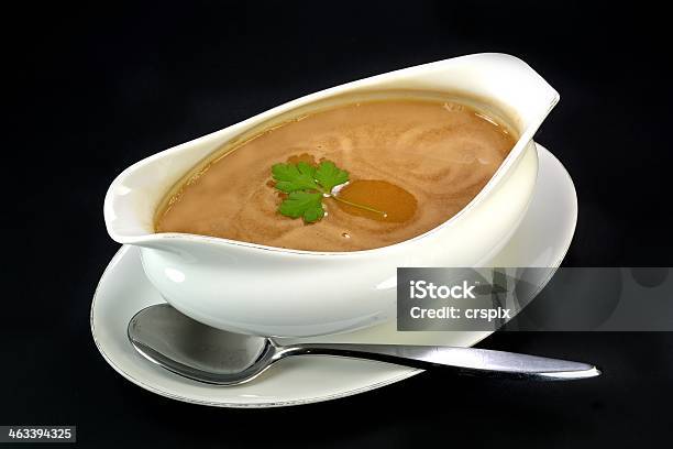 Gravy Bowl Stock Photo - Download Image Now - Bowl, Brown, Dinner