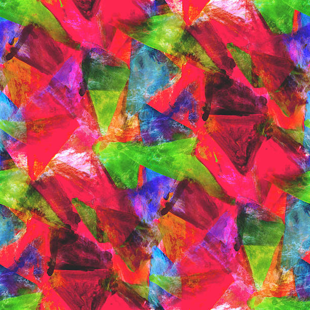 istock abstract red, green avant-garde seamless wallpaper watercolor ar 463397727