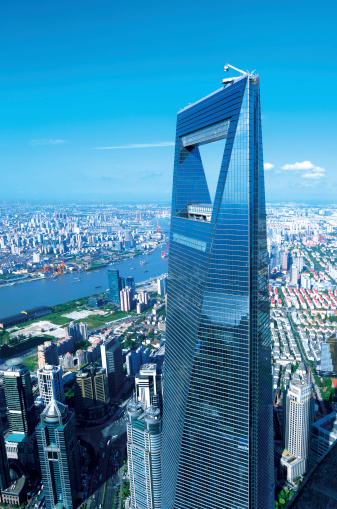 Shanghai World Financial Centre (492 m).