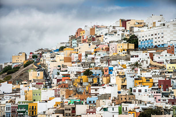 istock colorful village on hill 463406289