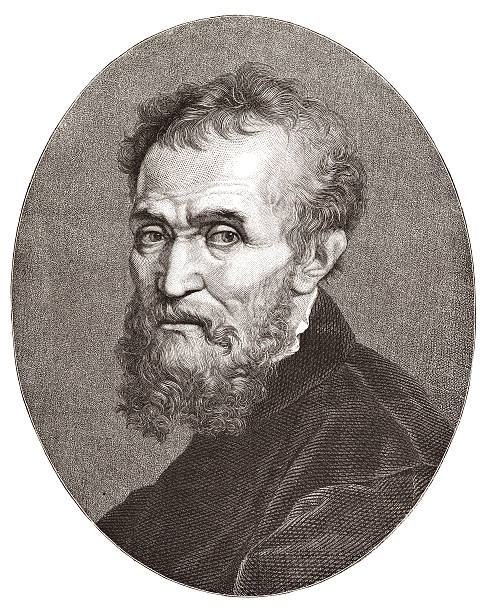 istock Artist Michelangelo Buonarotti engraving from 1877 463406335