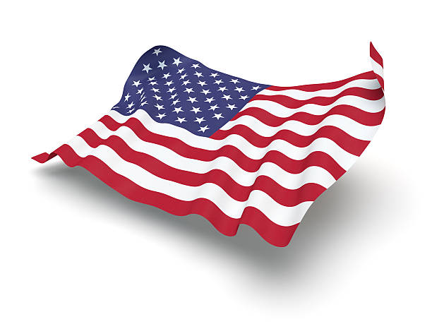 istock Hovering Flag of USA, the (Clipping Path) 463409557