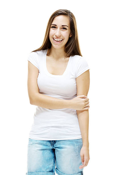 istock Smiling young girl standing 463409885
