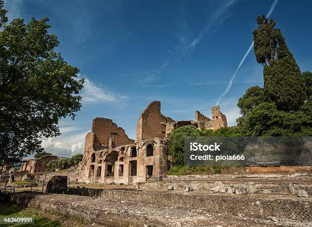 Photo libre de droit de Ruines De Villa Dhadrien De Tivoli Rome banque d'images et plus d'images libres de droit de Antique - Antique, Antiquité romaine, Architecture