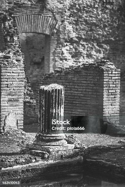 Ruinen Von Der Hadrians Villa Im Tivoli Rom Stockfoto und mehr Bilder von Architektur - Architektur, Das alte Rom, Europa - Kontinent