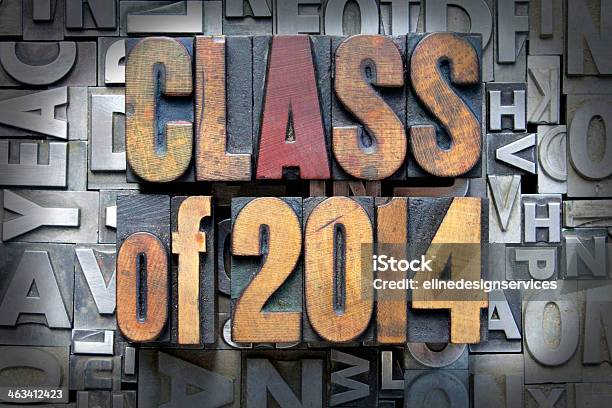 Class Of 2014 Stock Photo - Download Image Now - 2014, Aging Process, Alphabet