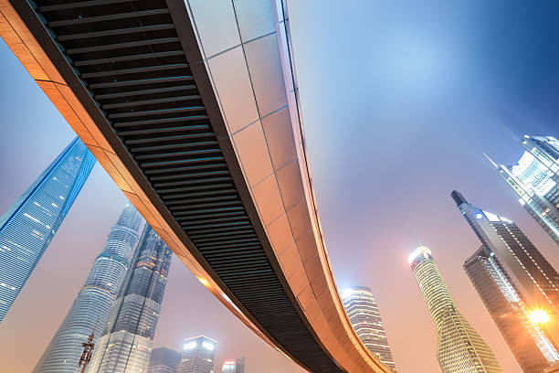 istock night view of modern metropolis in shanghai 463413729