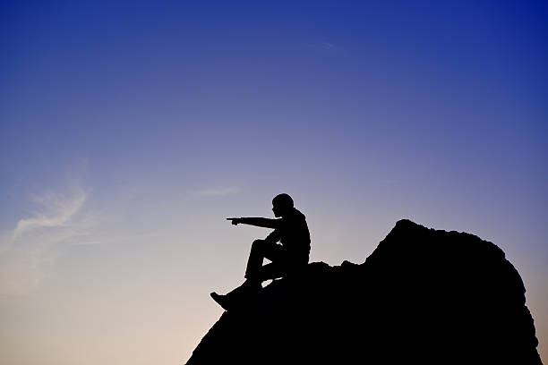 istock Young man Looking Through  Outdoors 463416447