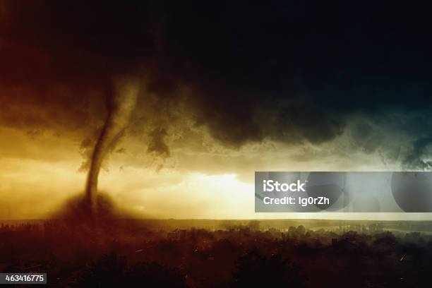 Tornado Stock Photo - Download Image Now - Tornado, Damaged, Hurricane - Storm