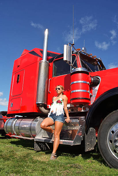 istock Girl and Truck 463416881