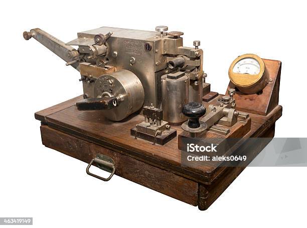 Telegraph 19th Century Stock Photo - Download Image Now - Telegraph Machine, 19th Century, 19th Century Style