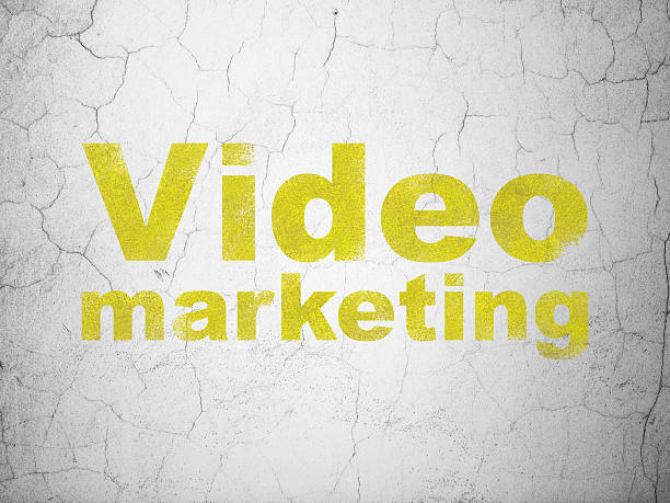 istock Finance concept: Video Marketing on wall background 463419463