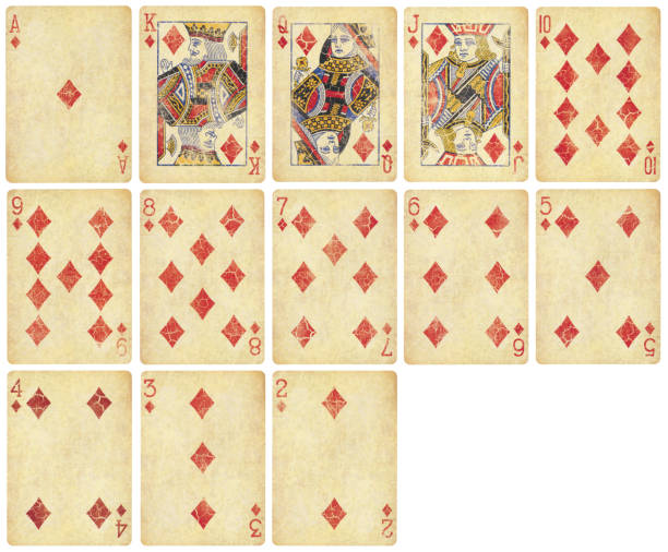 istock Diamond Suit of Vintage Playing Cards 463427193