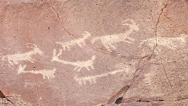 istock Petroglyph Anasazi Pre-Columbian Art Etching 463427259
