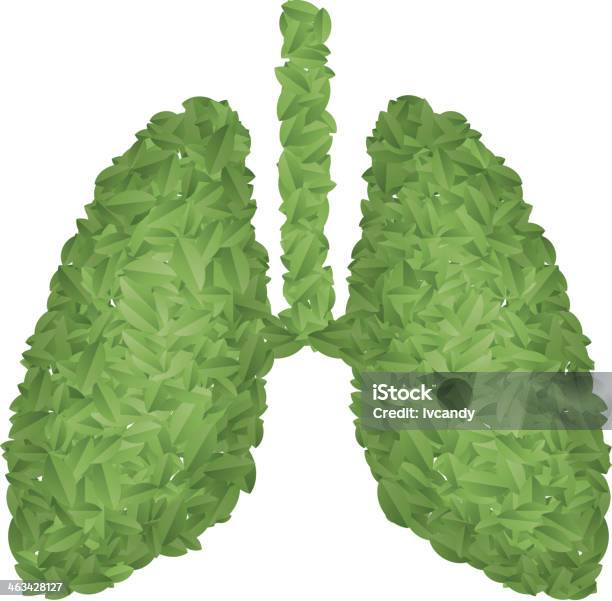 Green Lung Stock Illustration - Download Image Now - Cut Out, Environmental Conservation, Environmental Issues