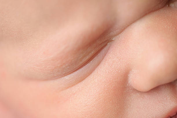 istock Closeup of Newborn's Face 463432565
